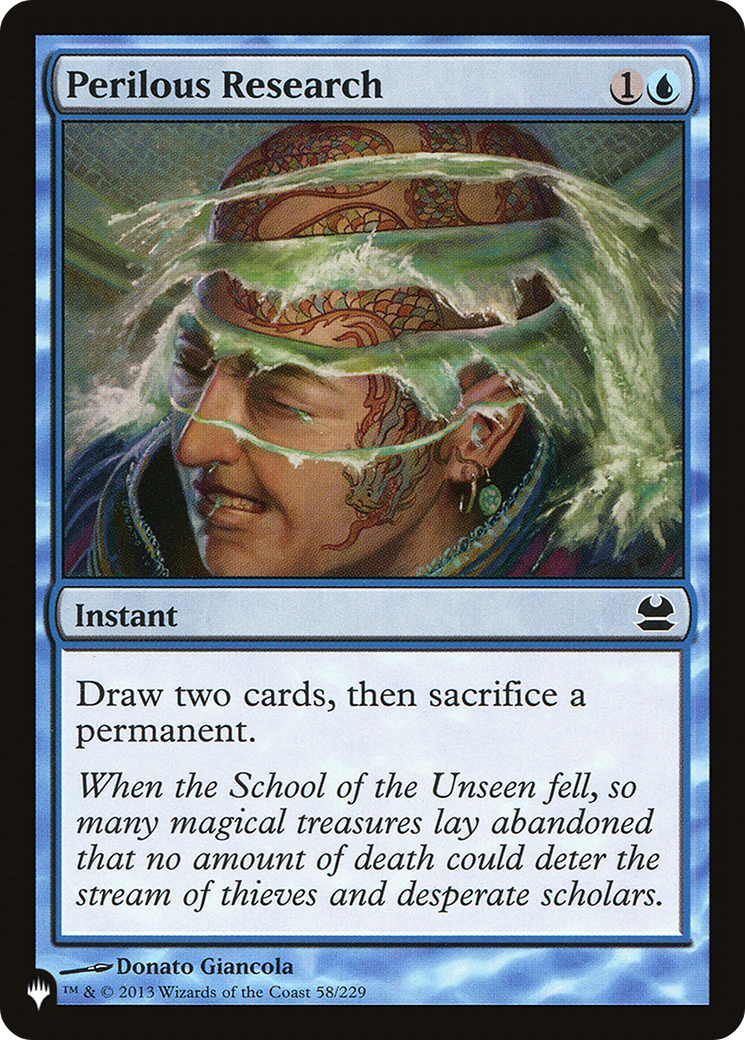 Perilous Research [The List] | The Time Vault CA
