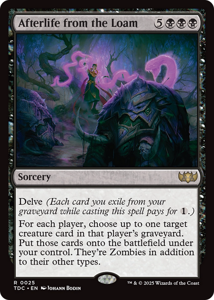 Afterlife from the Loam [Tarkir: Dragonstorm Commander] | The Time Vault CA