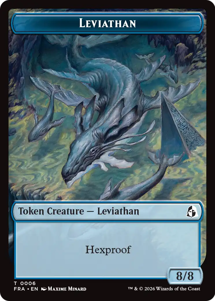 Leviathan // Beast Double-Sided Token [Reality Fracture Tokens] | The Time Vault CA