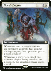 Norn's Decree (Extended Art) [Phyrexia: All Will Be One Commander] | The Time Vault CA