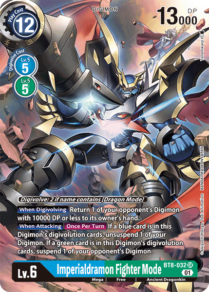 Imperialdramon Fighter Mode [BT8-032] (Alternate Art) [New Awakening] | The Time Vault CA