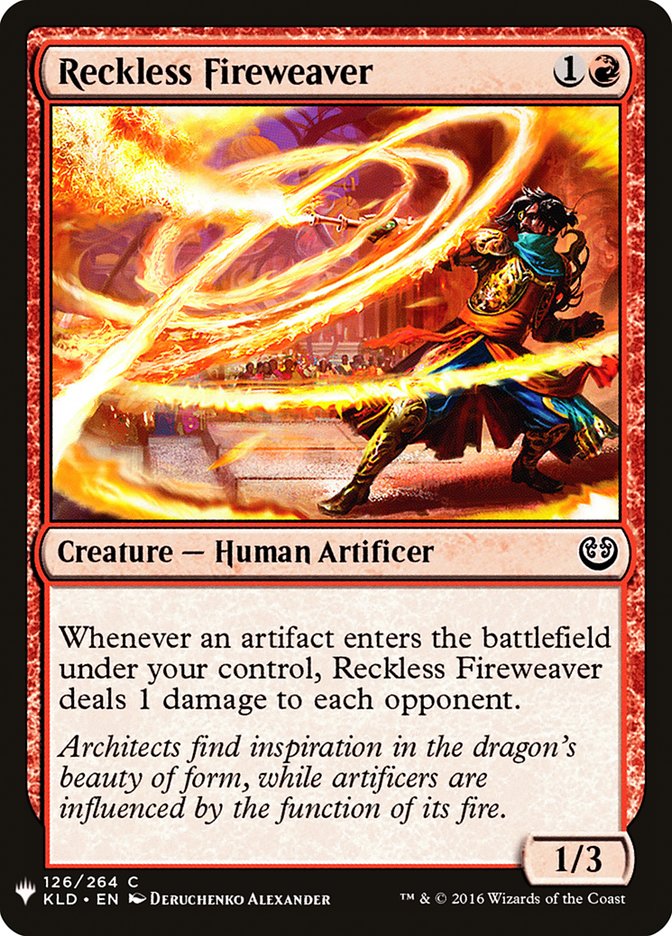 Reckless Fireweaver [Mystery Booster] | The Time Vault CA
