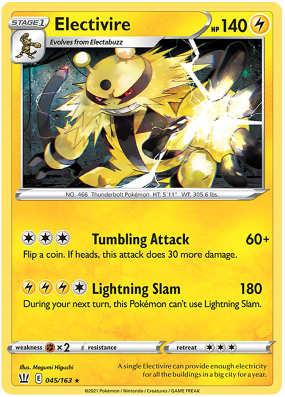 Electivire (045/163) [Sword & Shield: Battle Styles] | The Time Vault CA