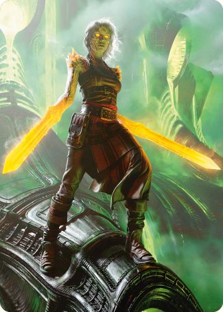 Nahiri, the Unforgiving Art Card [Phyrexia: All Will Be One Art Series] | The Time Vault CA