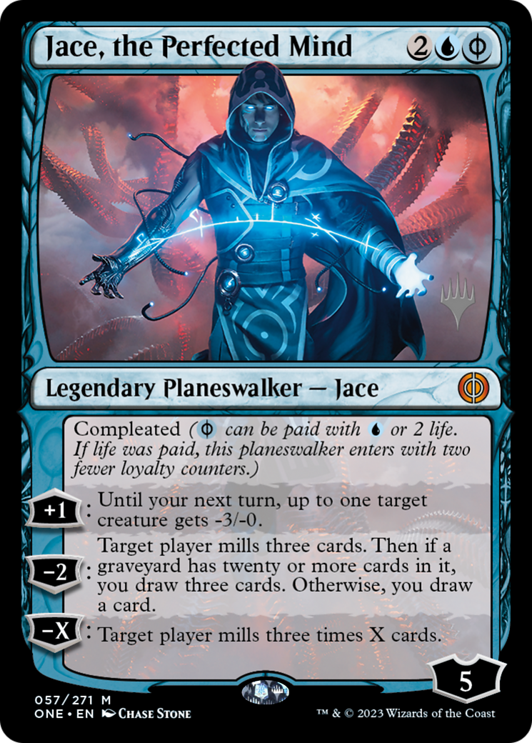 Jace, the Perfected Mind (Promo Pack) [Phyrexia: All Will Be One Promos] | The Time Vault CA