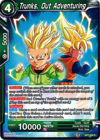 Trunks, Out Adventuring (BT7-059) [Assault of the Saiyans] | The Time Vault CA