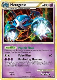 Metagross (4/95) (Cracked Ice Holo) (Theme Deck Exclusive) [HeartGold & SoulSilver: Unleashed] | The Time Vault CA