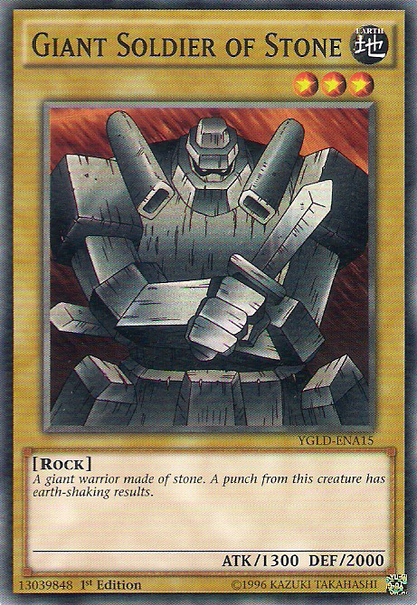 Giant Soldier of Stone [YGLD-ENA15] Common | The Time Vault CA