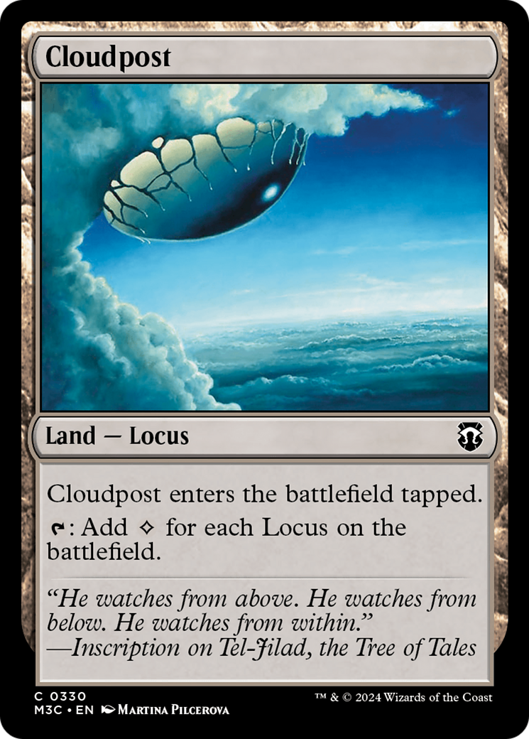 Cloudpost (Ripple Foil) [Modern Horizons 3 Commander] | The Time Vault CA