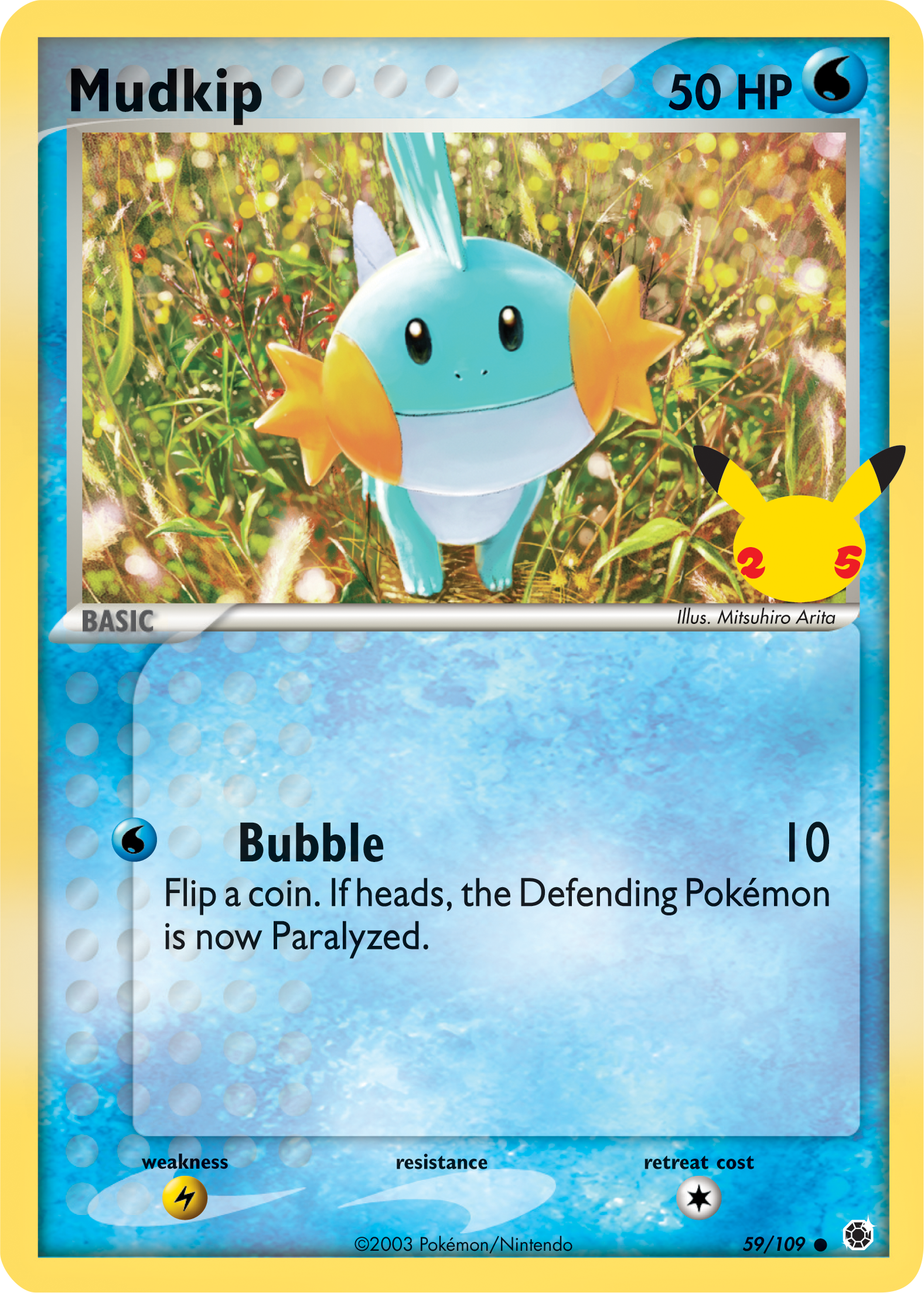 Mudkip (59/109) (Jumbo Card) [First Partner Pack] | The Time Vault CA