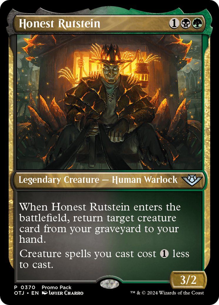 Honest Rutstein (Promo Pack) [Outlaws of Thunder Junction Promos] | The Time Vault CA