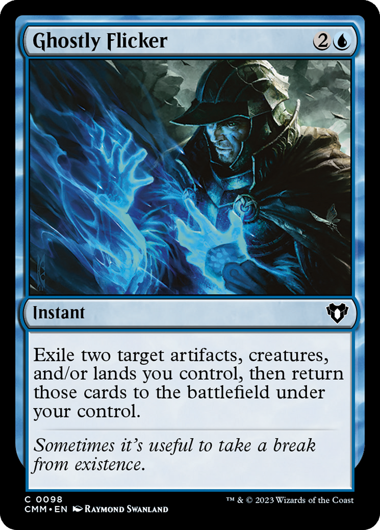 Ghostly Flicker [Commander Masters] | The Time Vault CA