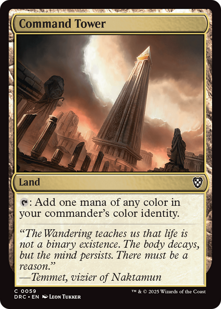 Command Tower [Aetherdrift Commander] | The Time Vault CA