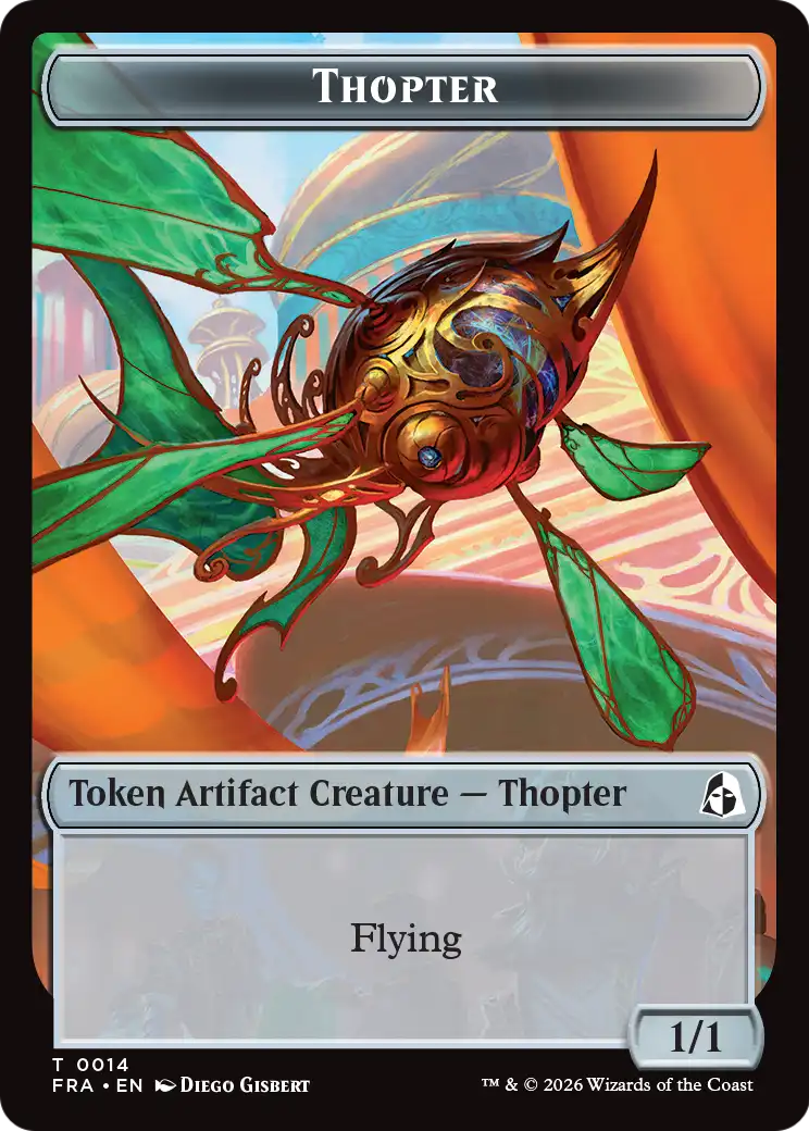 Heartwood // Thopter Double-Sided Token [Reality Fracture Tokens] | The Time Vault CA