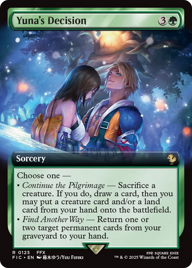 Yuna's Decision (Extended Art) [FINAL FANTASY Commander] | The Time Vault CA