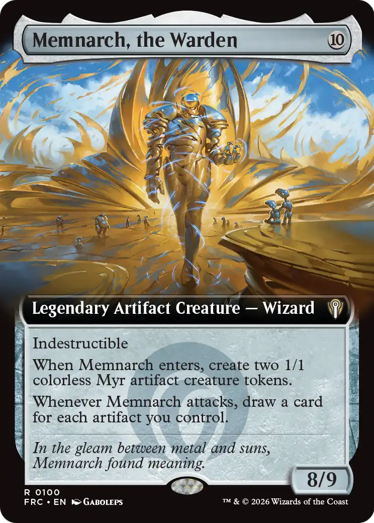 Memnarch, the Warden (Extended Art) [Reality Fracture Commander] | The Time Vault CA