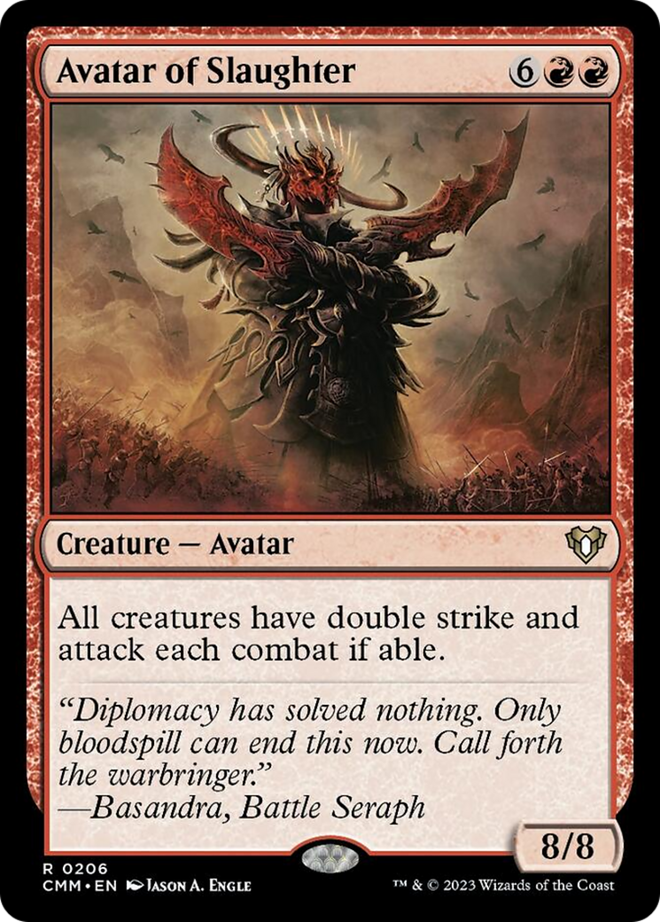 Avatar of Slaughter [Commander Masters] | The Time Vault CA