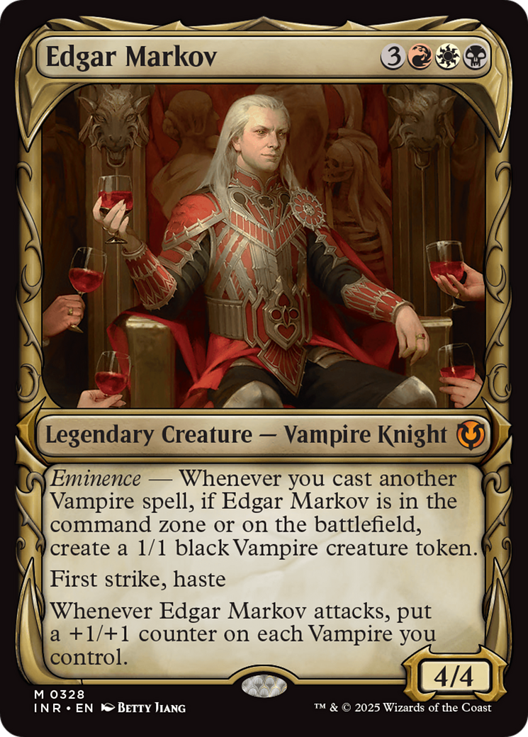 Edgar Markov (Showcase) [Innistrad Remastered] | The Time Vault CA