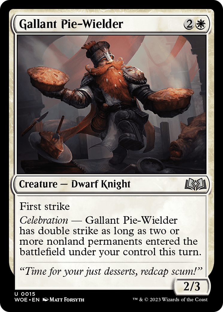 Gallant Pie-Wielder [Wilds of Eldraine] | The Time Vault CA