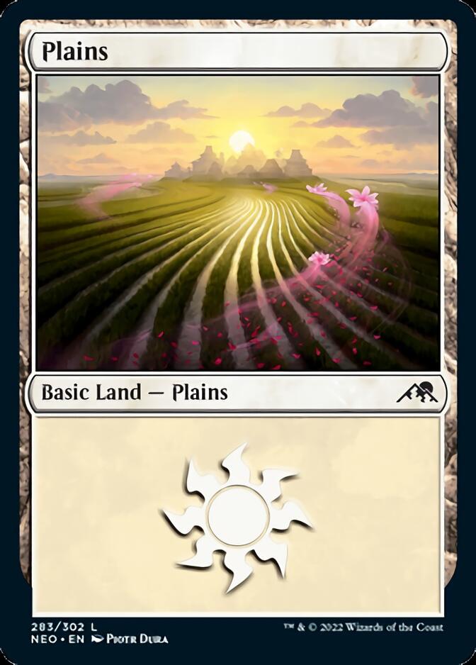 Plains (283) [Kamigawa: Neon Dynasty] | The Time Vault CA