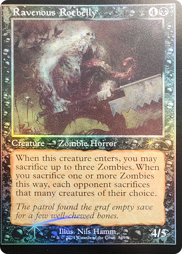 Ravenous Rotbelly (Retro Frame) [Secret Lair Drop Series] | The Time Vault CA