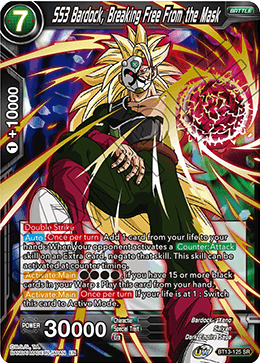 SS3 Bardock, Breaking Free From the Mask (BT13-125) [Supreme Rivalry] | The Time Vault CA