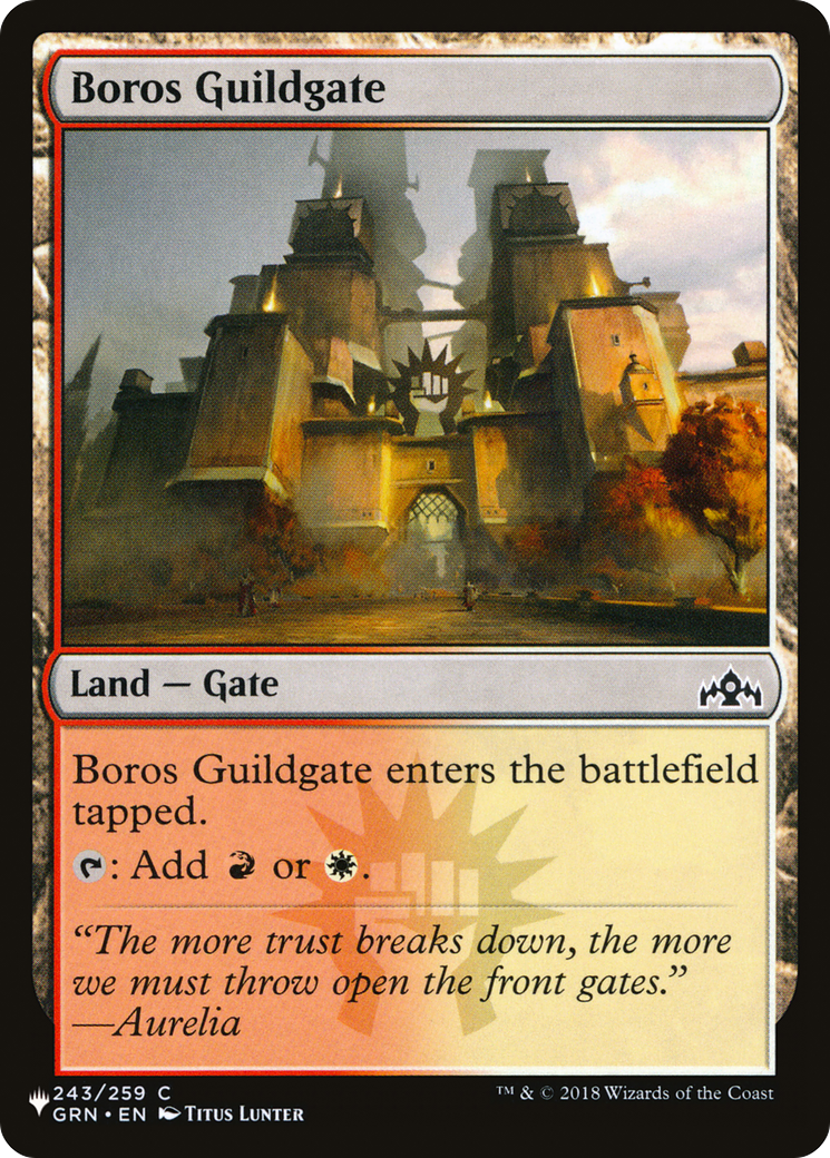 Boros Guildgate [The List] | The Time Vault CA