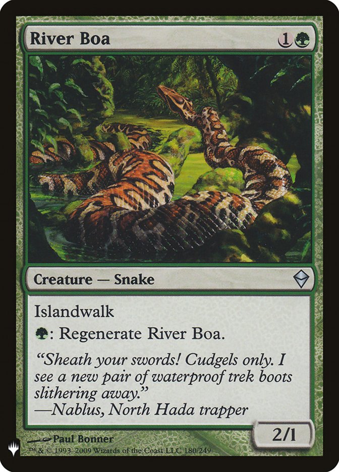 River Boa [Mystery Booster] | The Time Vault CA