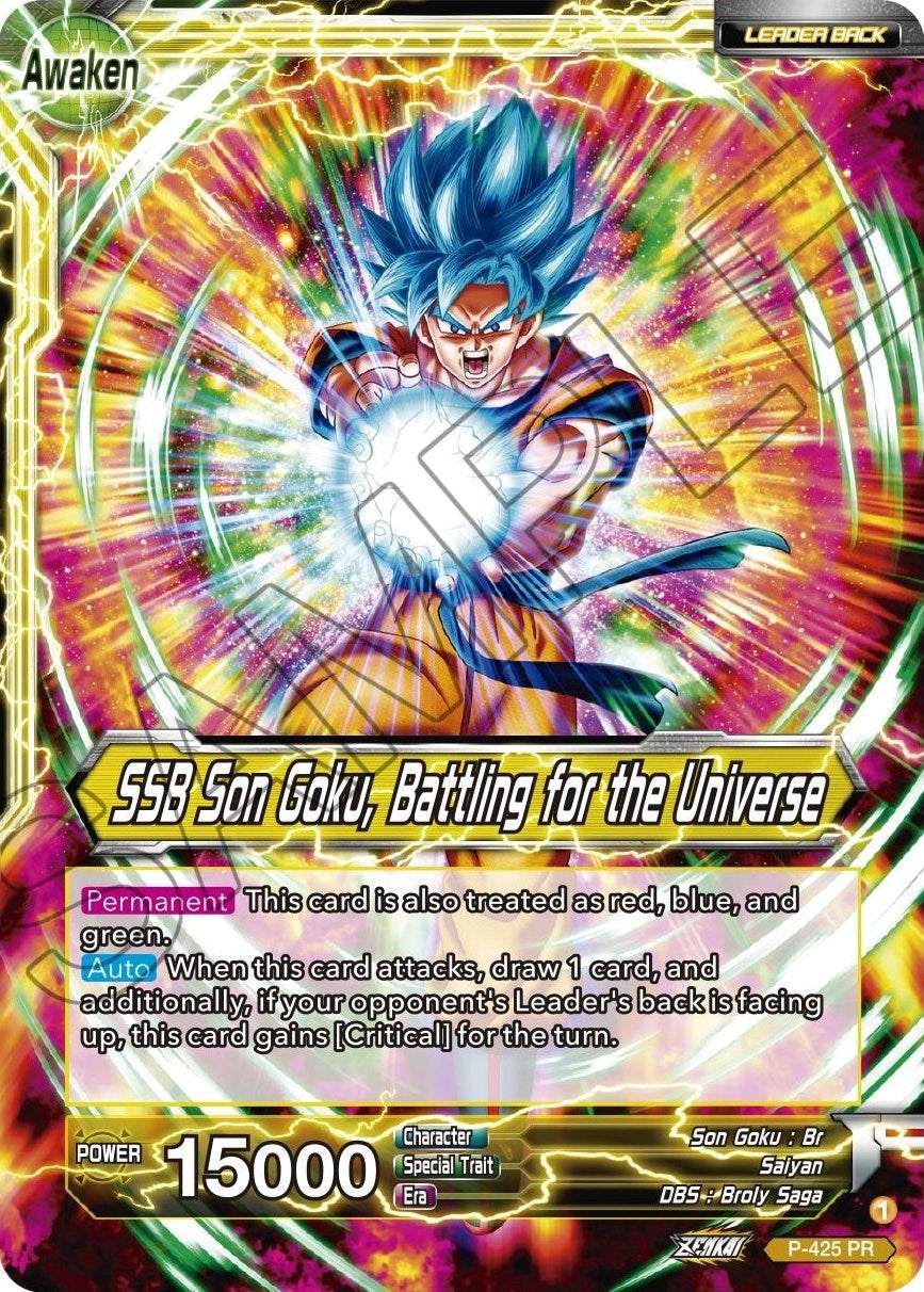 Son Goku // SSB Son Goku, Battling for the Universe (P-425) [Promotion Cards] | The Time Vault CA