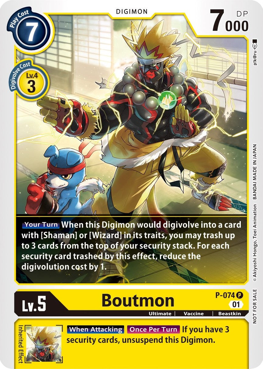 Boutmon [P-074] (Update Pack) [Promotional Cards] | The Time Vault CA