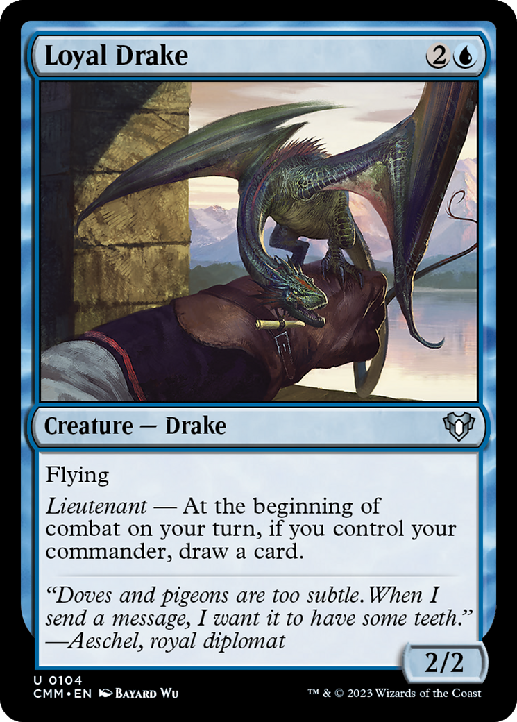 Loyal Drake [Commander Masters] | The Time Vault CA