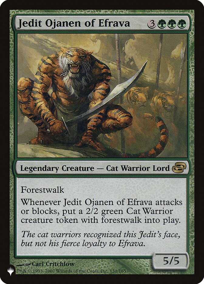 Jedit Ojanen of Efrava [The List] | The Time Vault CA