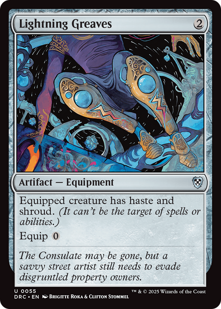 Lightning Greaves [Aetherdrift Commander] | The Time Vault CA