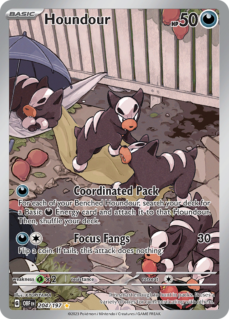 Houndour (204/197) [Scarlet & Violet: Obsidian Flames] | The Time Vault CA