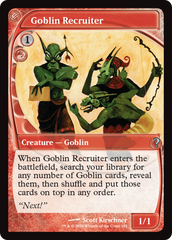 Goblin Recruiter (Future Sight) [Mystery Booster 2] | The Time Vault CA