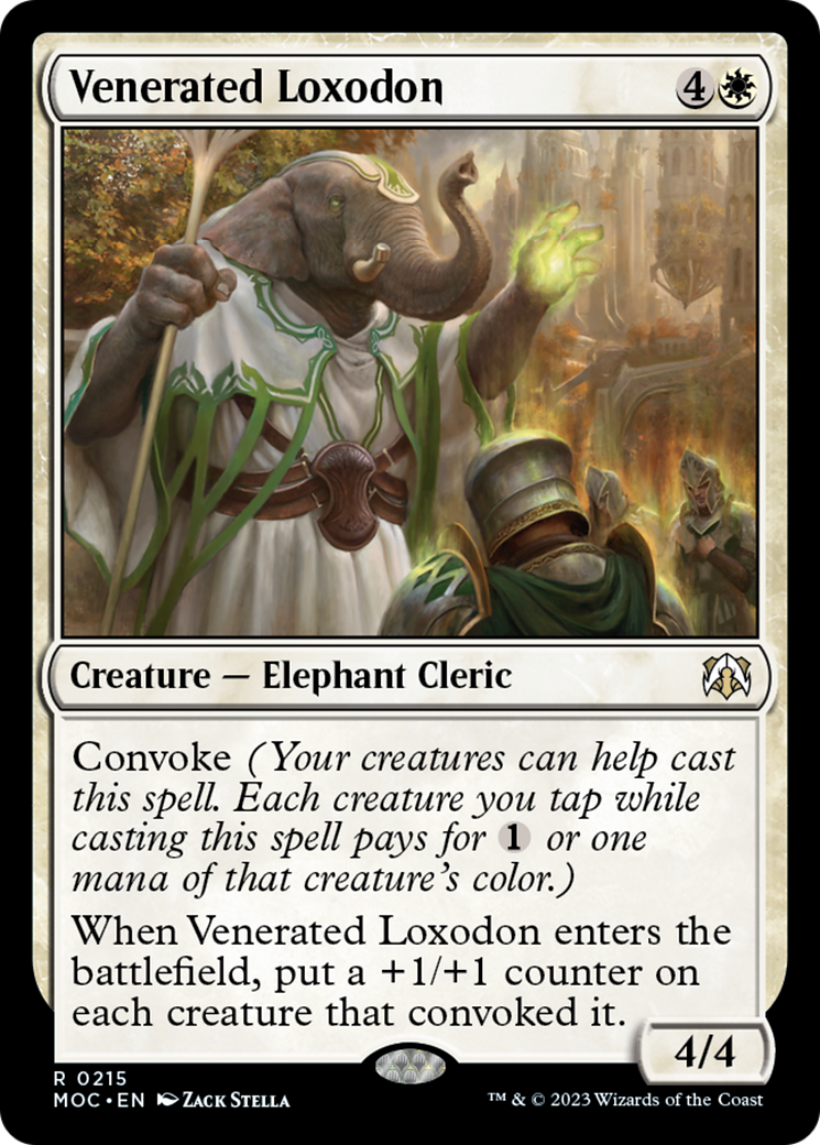 Venerated Loxodon [March of the Machine Commander] | The Time Vault CA