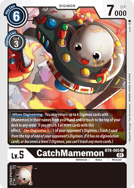 CatchMamemon [BT8-065] [New Awakening] | The Time Vault CA