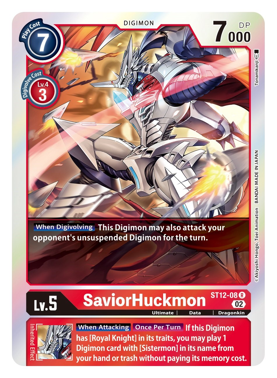 SaviorHuckmon [ST12-08] [Starter Deck: Jesmon] | The Time Vault CA