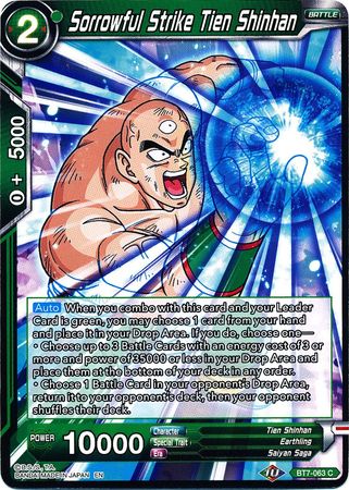 Sorrowful Strike Tien Shinhan (BT7-063) [Assault of the Saiyans] | The Time Vault CA