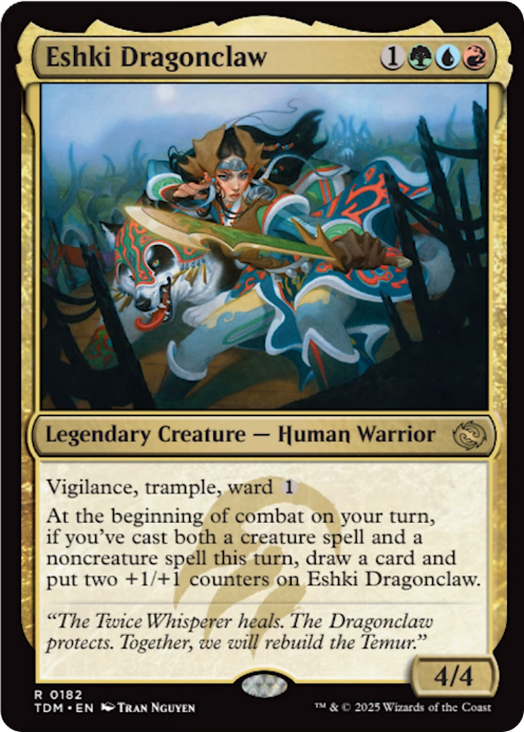 Eshki Dragonclaw [Tarkir: Dragonstorm] | The Time Vault CA