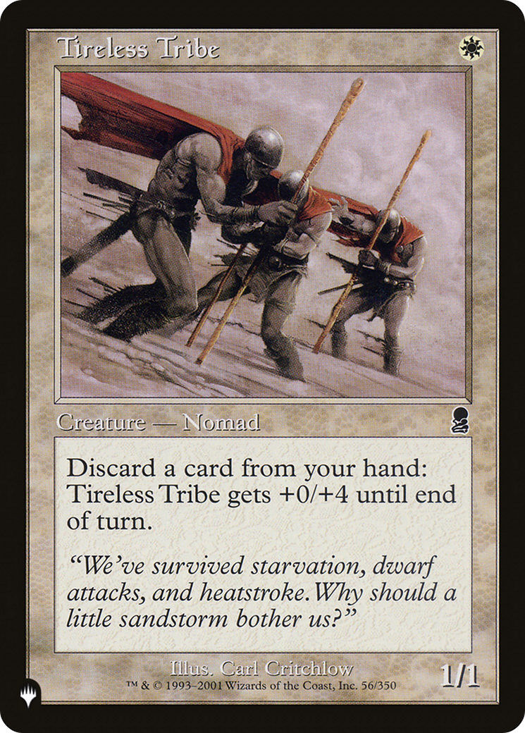 Tireless Tribe [The List] | The Time Vault CA