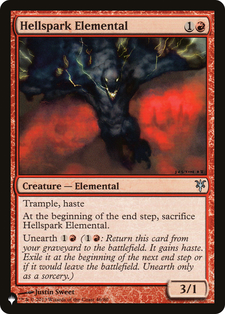 Hellspark Elemental [The List] | The Time Vault CA