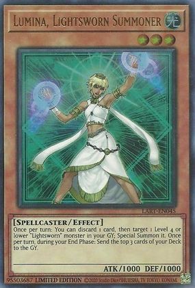 Lumina, Lightsworn Summoner [LART-EN045] Ultra Rare | The Time Vault CA