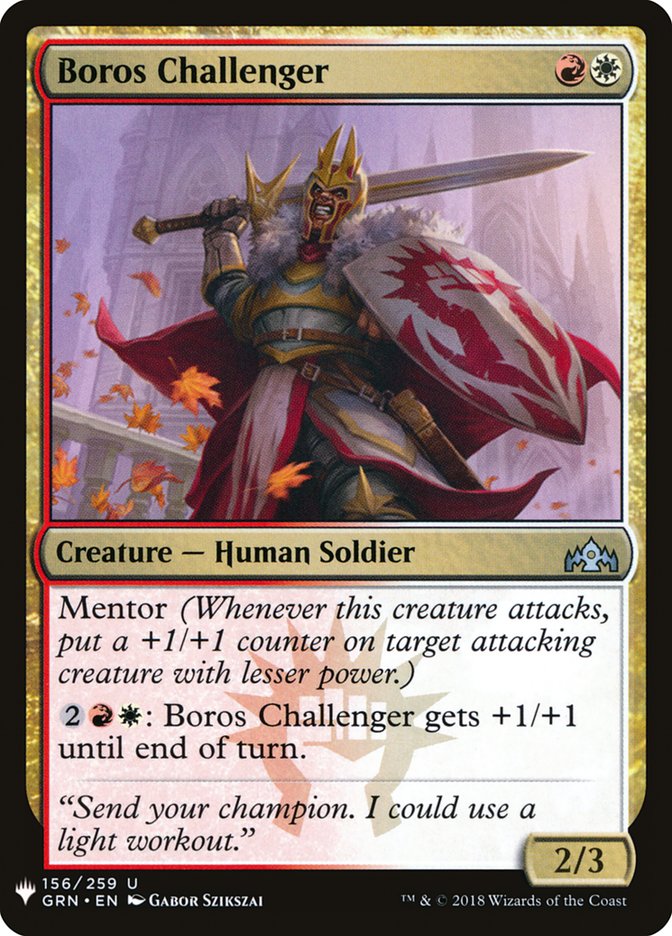 Boros Challenger [Mystery Booster] | The Time Vault CA