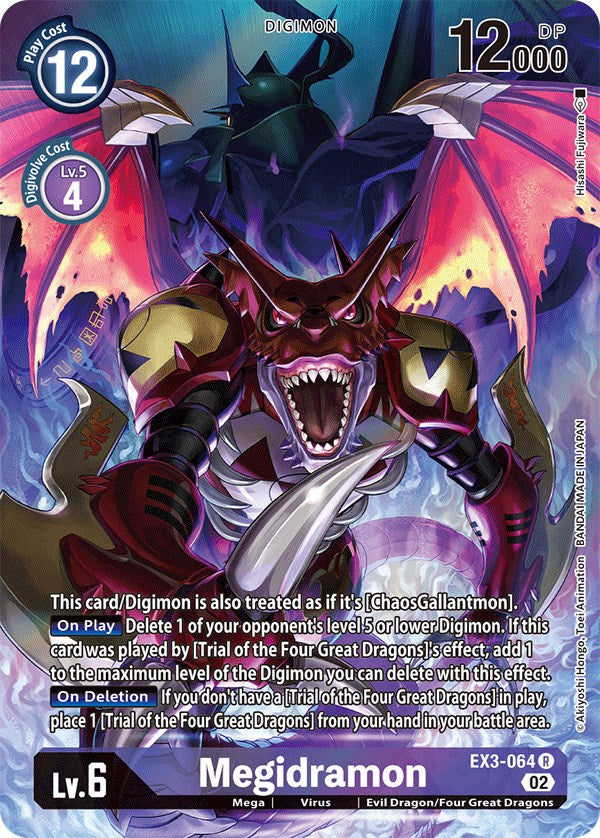 Megidramon [EX3-064] (Alternate Art) [Draconic Roar] | The Time Vault CA