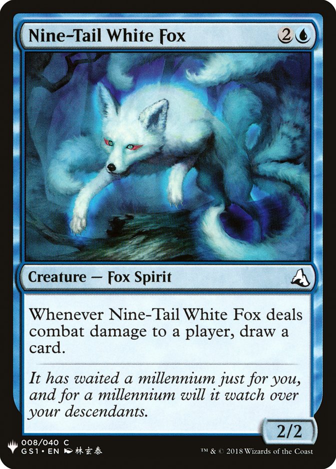 Nine-Tail White Fox [Mystery Booster] | The Time Vault CA