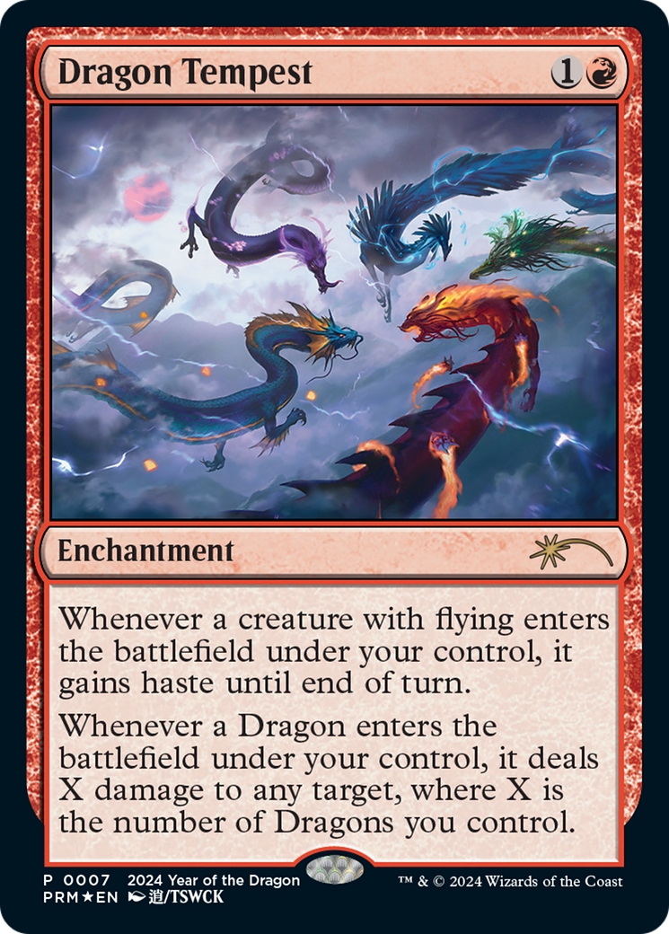 Dragon Tempest (Year of the Dragon 2024) [Standard Showdown Promos] | The Time Vault CA