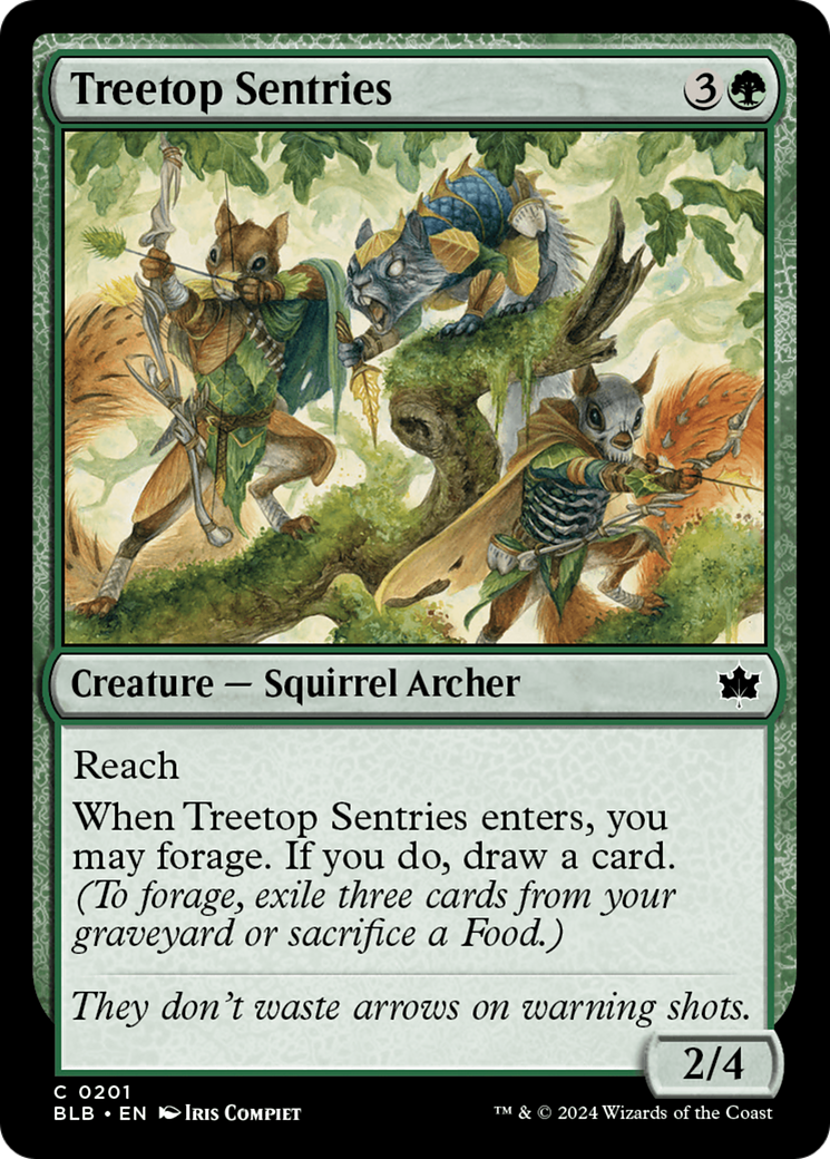 Treetop Sentries [Bloomburrow] | The Time Vault CA