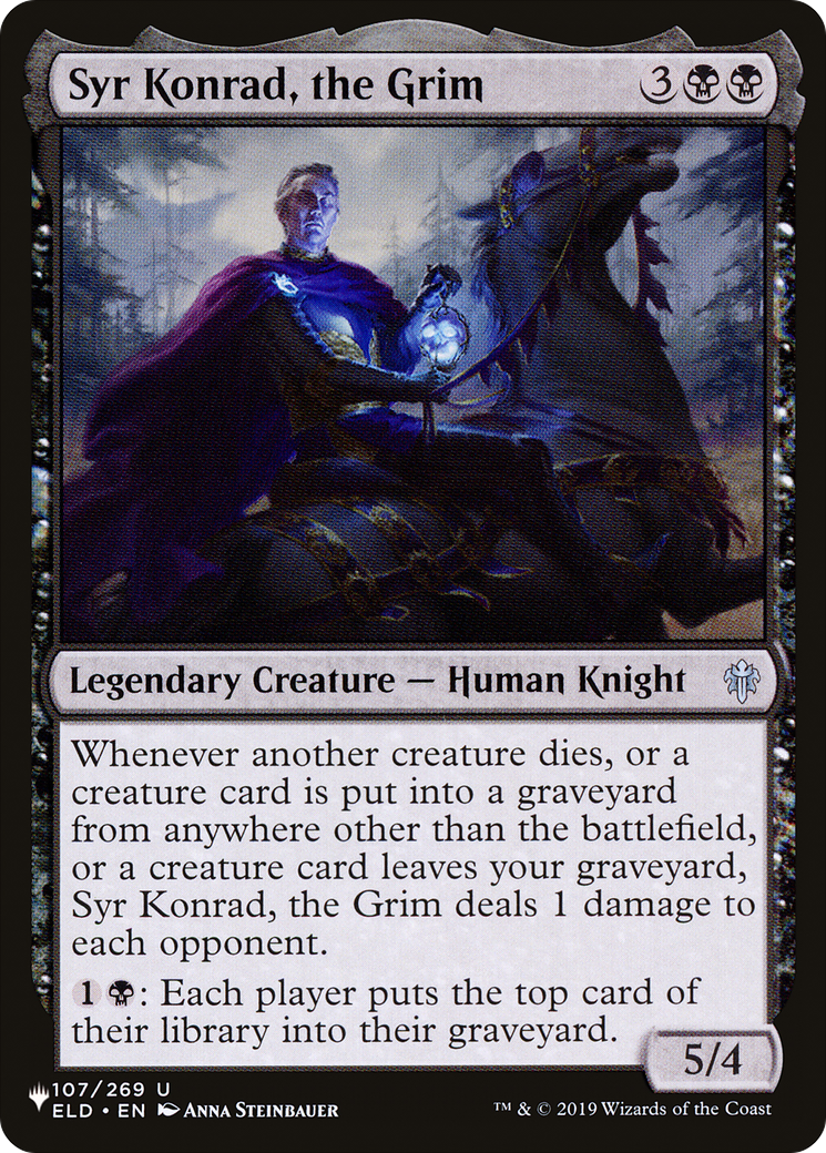 Syr Konrad, the Grim [The List] | The Time Vault CA