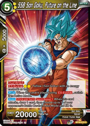 SSB Son Goku, Future on the Line (BT16-075) [Realm of the Gods] | The Time Vault CA